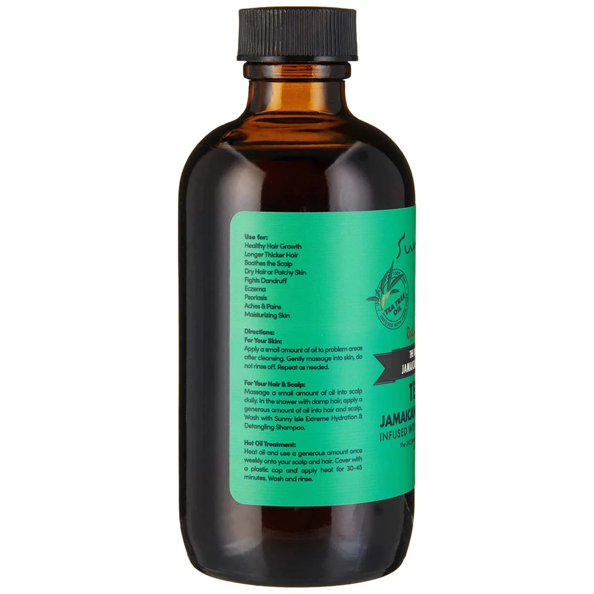 Sunny Isle Tea Tree Jamaican Black Castor Oil 4oz