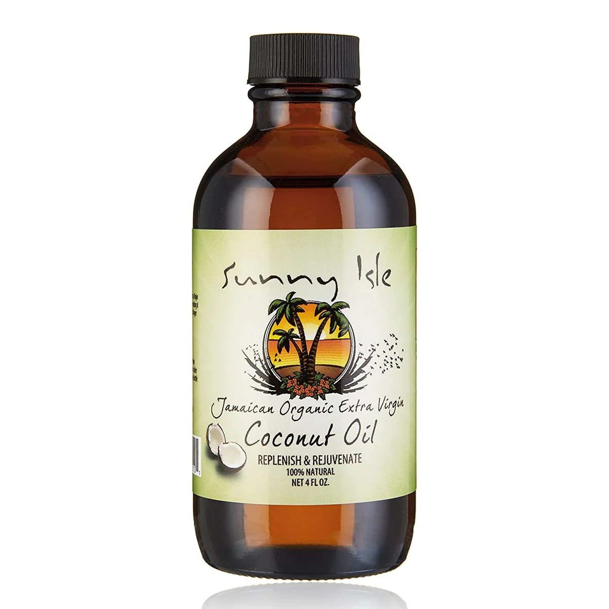 Sunny Isle Jamaican Organic Extra Virgin Coconut Oil 4oz