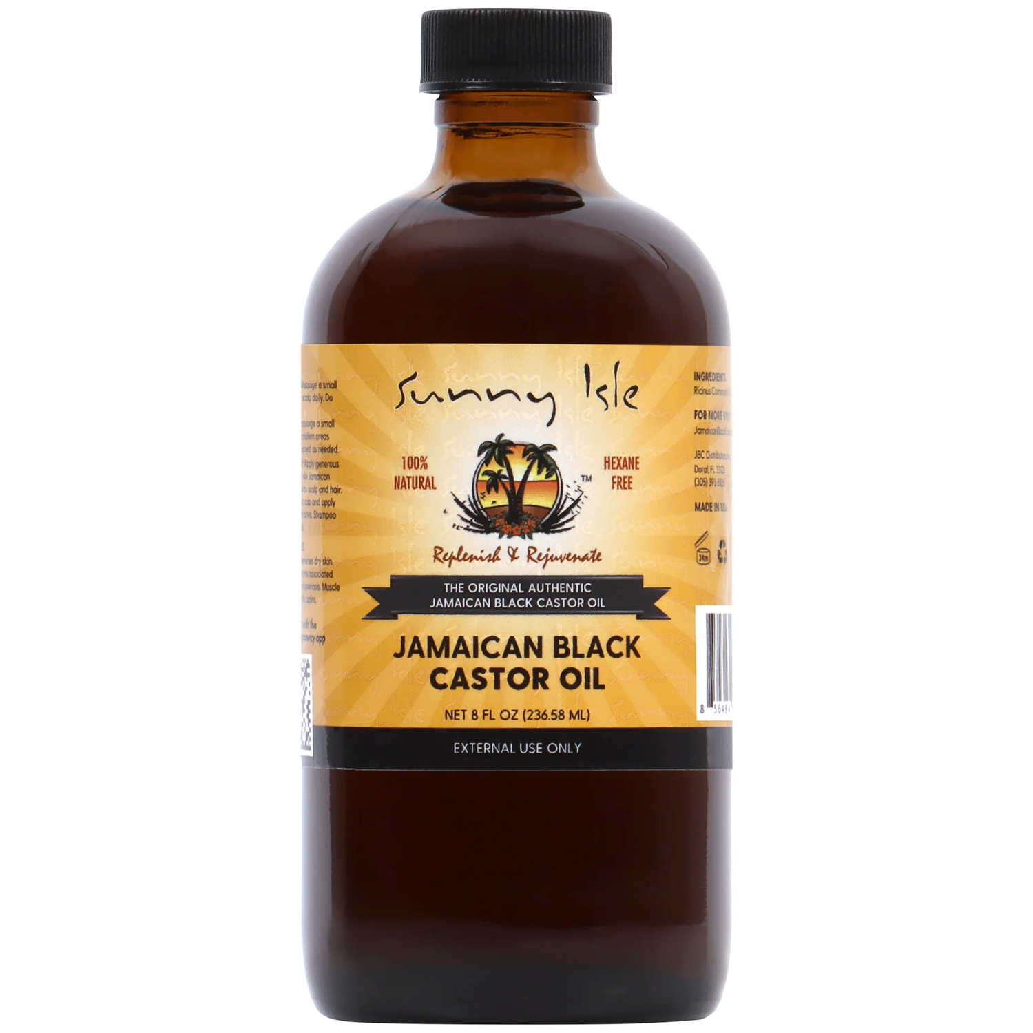 The Original Sunny Isle Jamaican Black Castor Oil 8oz