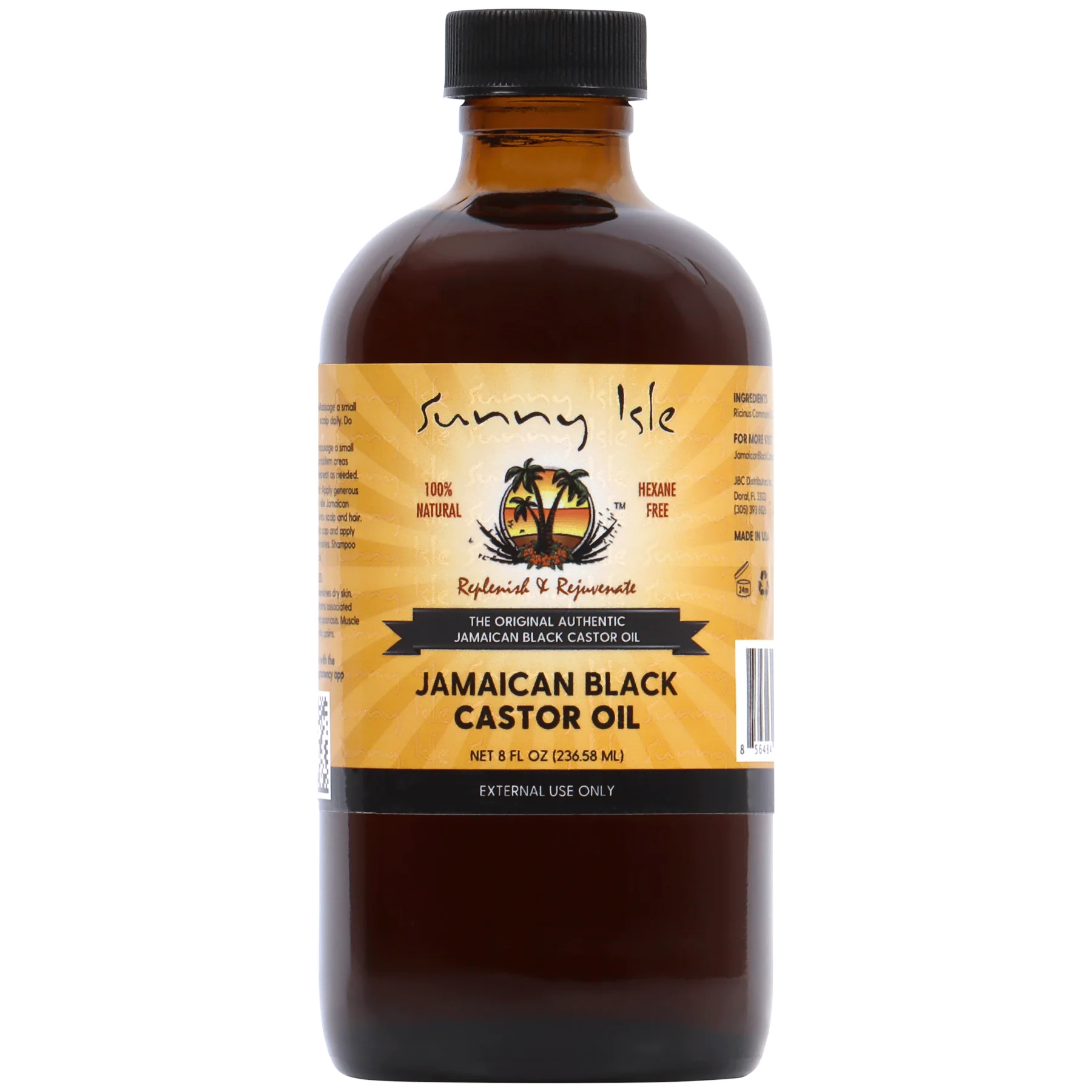 The Original Sunny Isle Jamaican Black Castor Oil 8oz