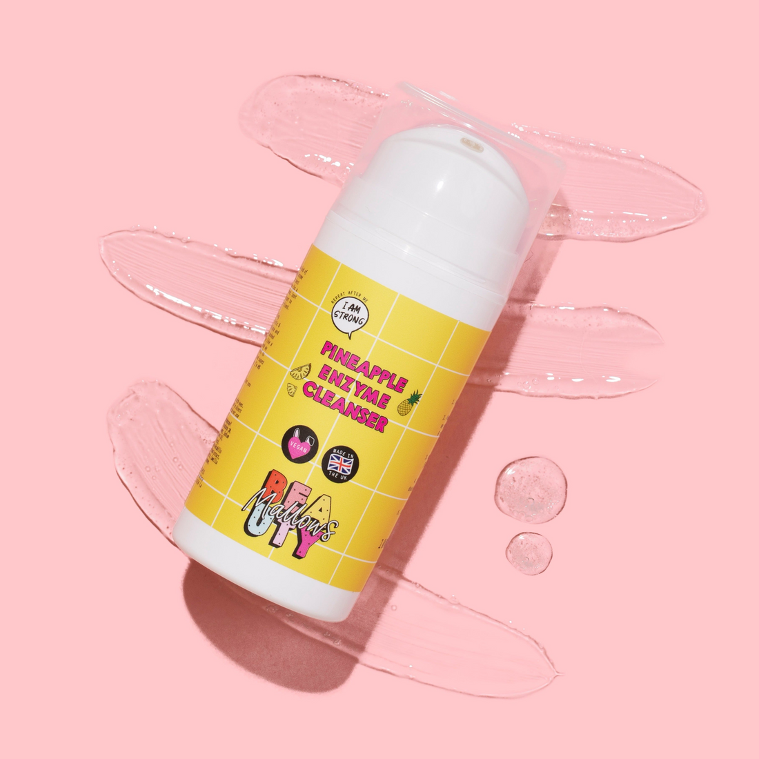 Mallows Beauty Pineapple Enzyme Gel Cleanser 100g