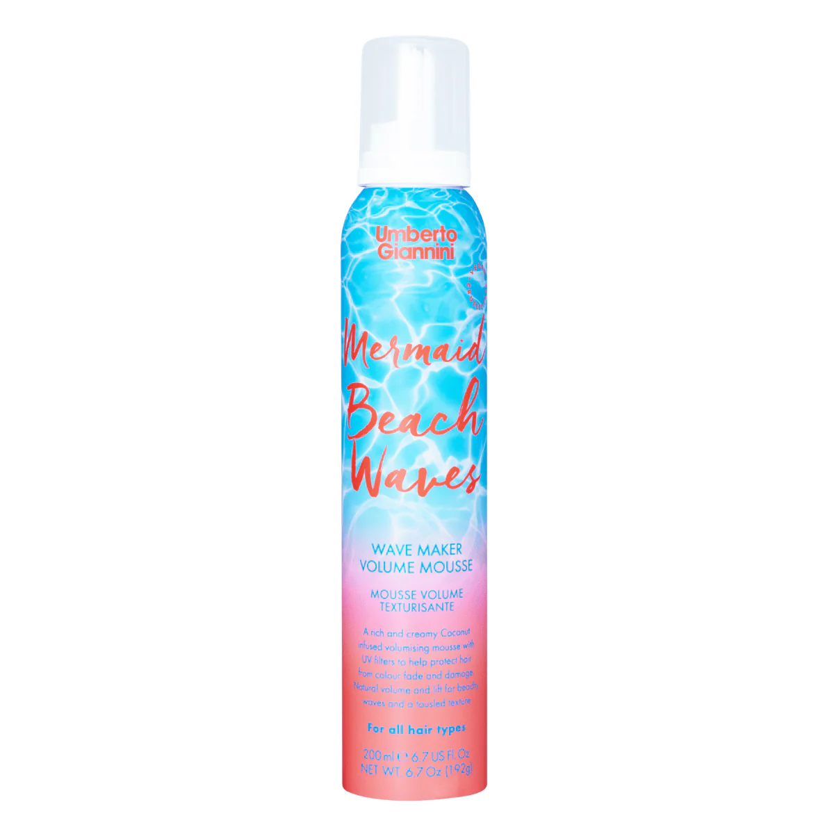 Umberto Giannini Mermaid Beach Waves Volume Mousse 200ml