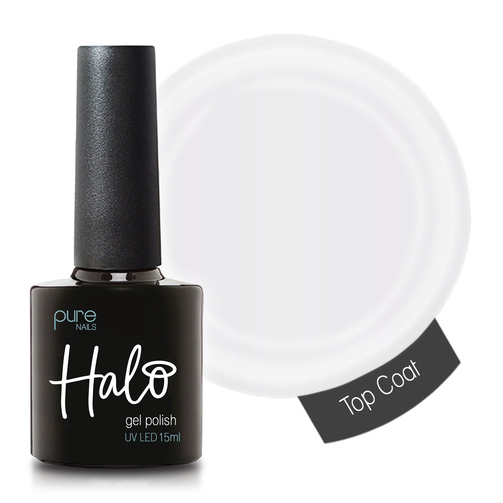 Halo Gel Polish Top Coat (Wipe)