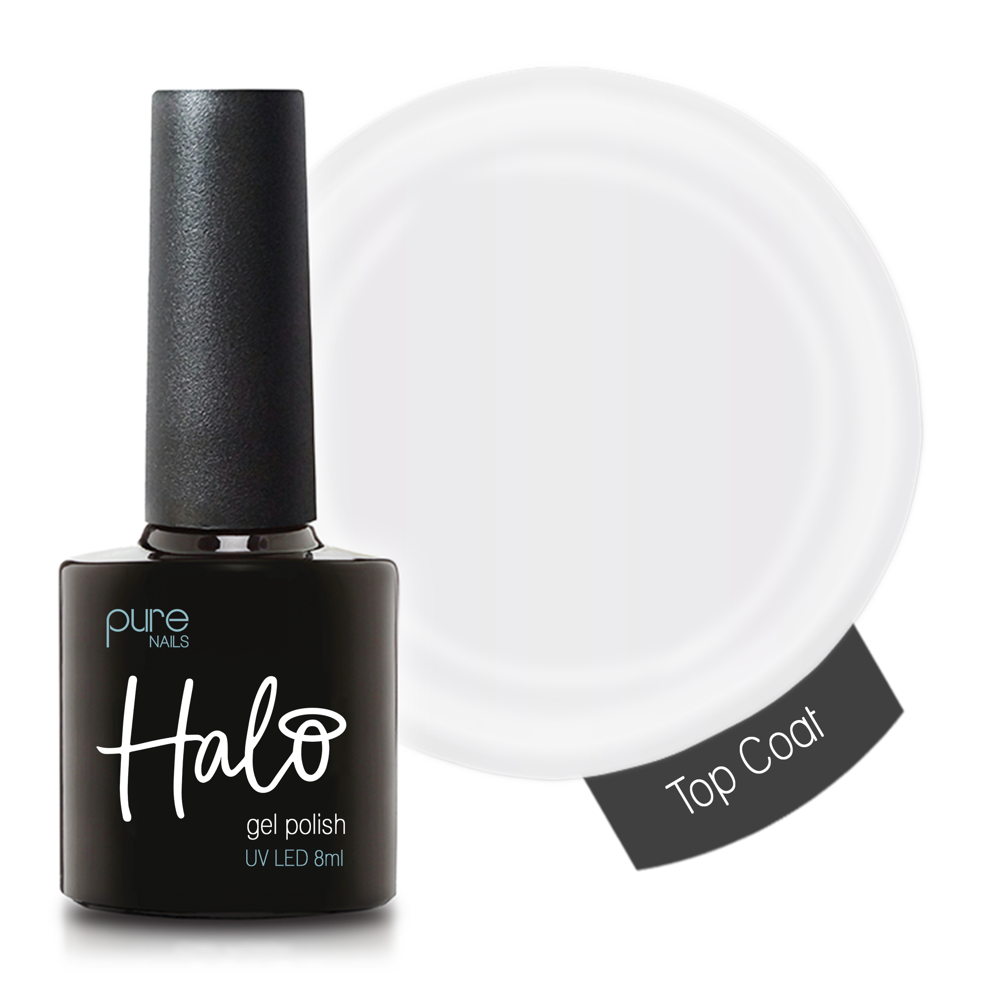 Halo Gel Polish Top Coat (Wipe)