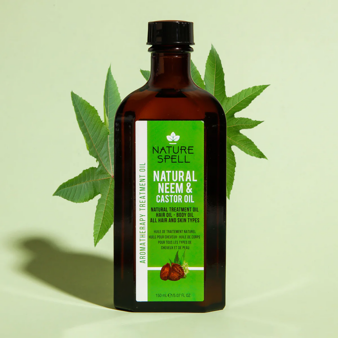 Nature Spell Neem &amp; Castor Oil For Hair &amp; Body 150ml