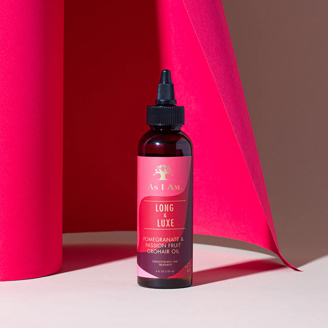 As I Am Long &amp; Luxe Pomegranate &amp; Passion Fruit Gro Oil 4oz