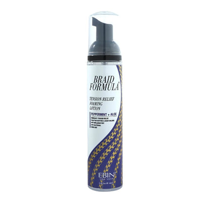 Ebin New York Braid Formula Tension Relief Foaming Mousse Peppermint 250ml