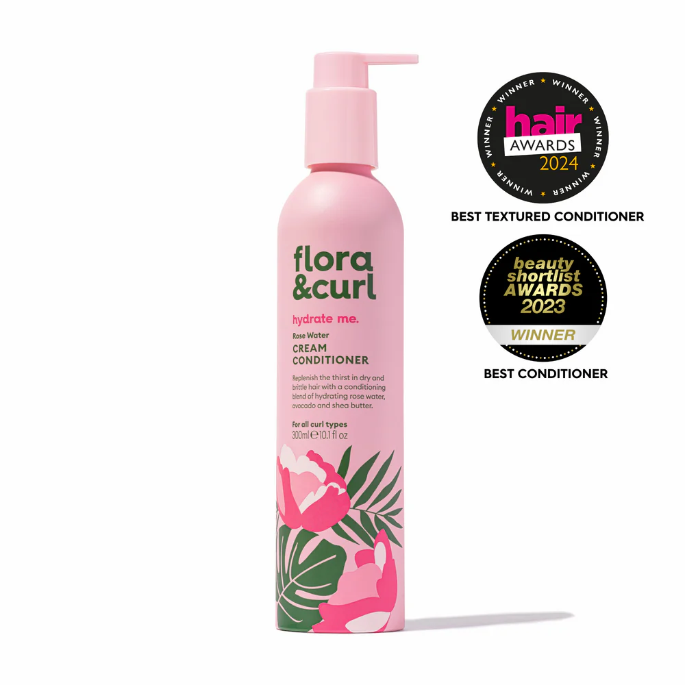 Flora &amp; Curl Rose Water Cream Conditioner 300ml