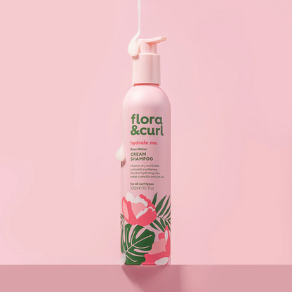 Flora &amp; Curl Rose Water Cream Shampoo 300ml