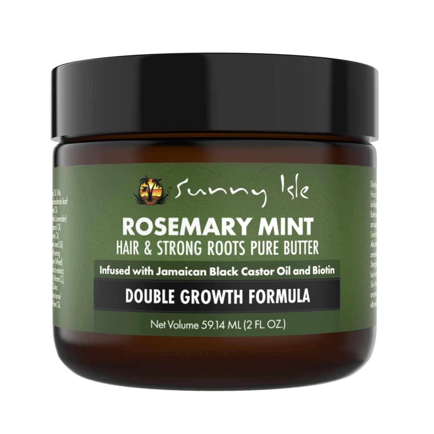 Sunny Isle Rosemary Mint Hair &amp; Strong Roots Pure Butter 2oz