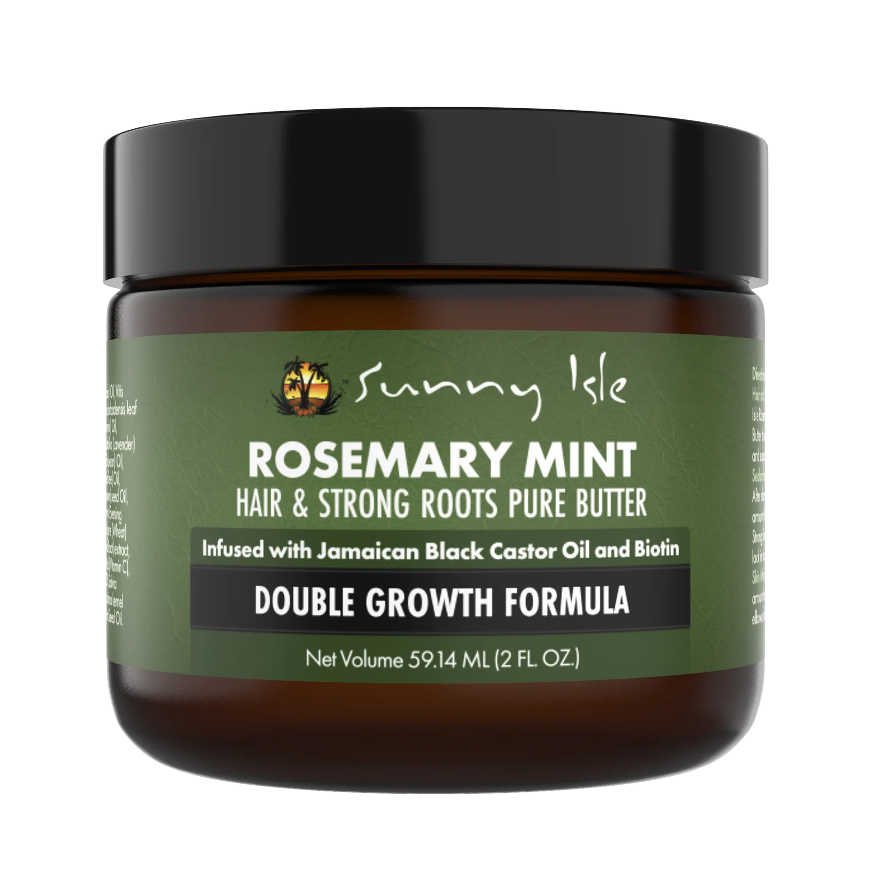 Sunny Isle Rosemary Mint Hair &amp; Strong Roots Pure Butter 2oz