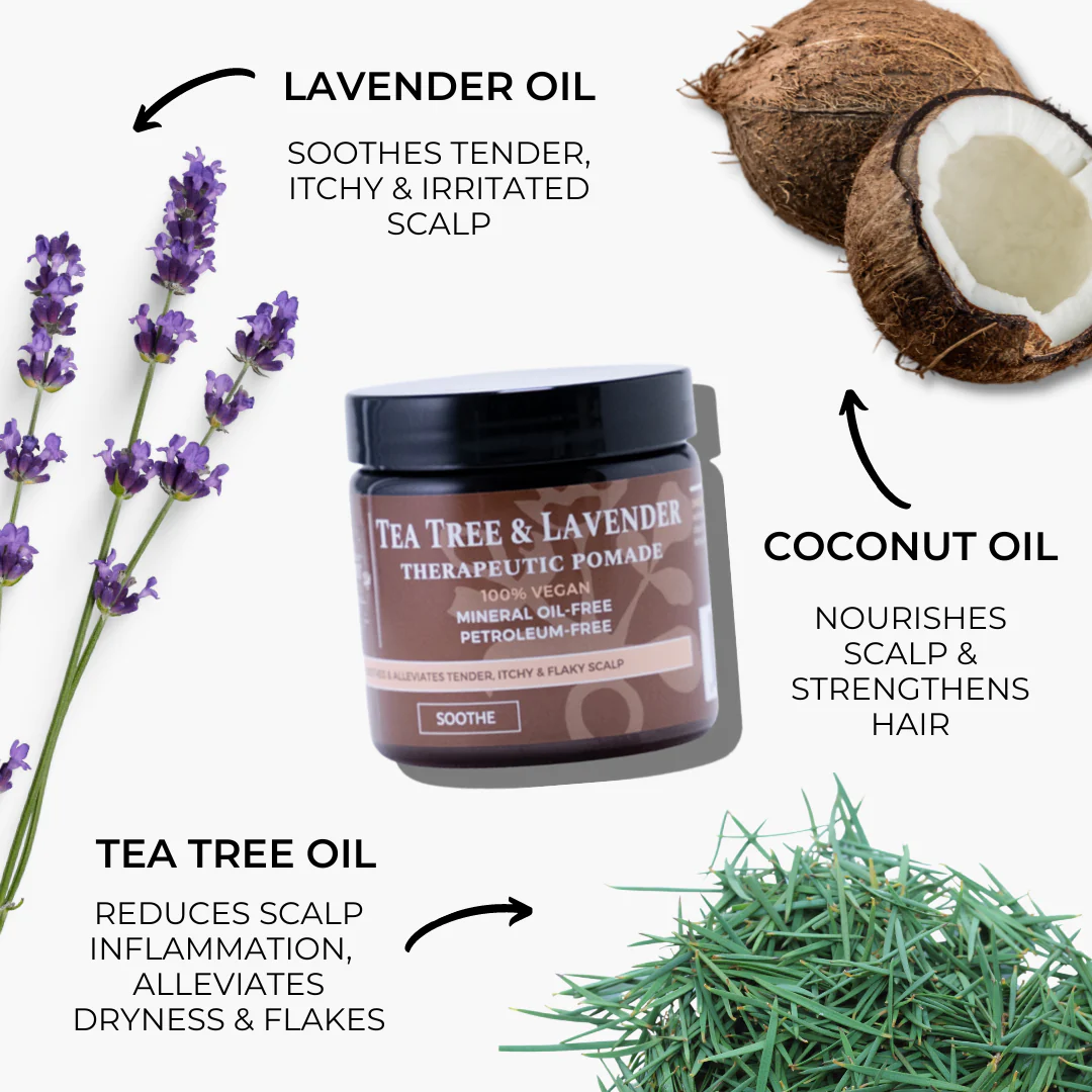 Qhemet Biologics Tea Tree &amp; Lavender Therapeutic Pomade