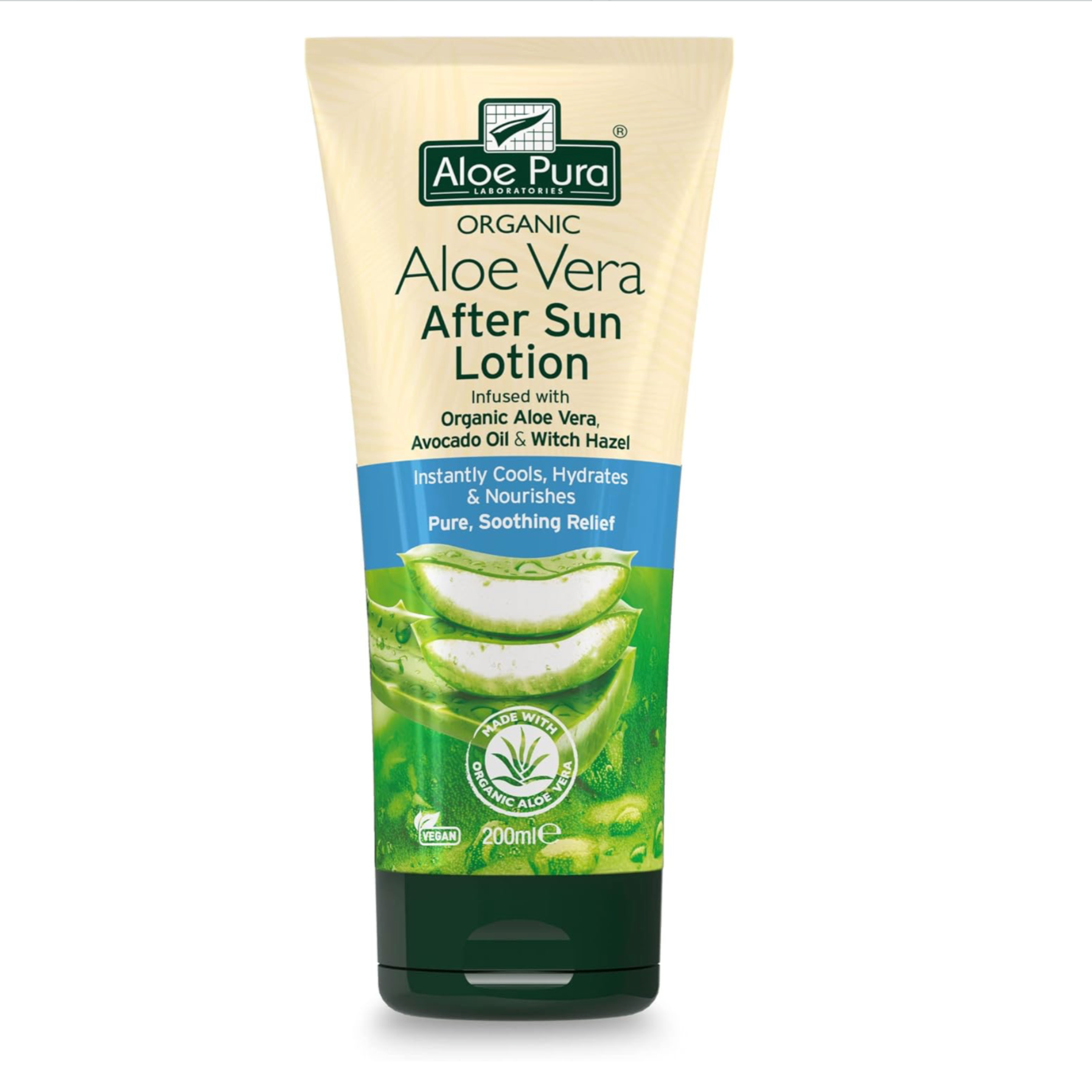 Aloe Pura Organic Aloe Vera Aftersun Lotion 200ml