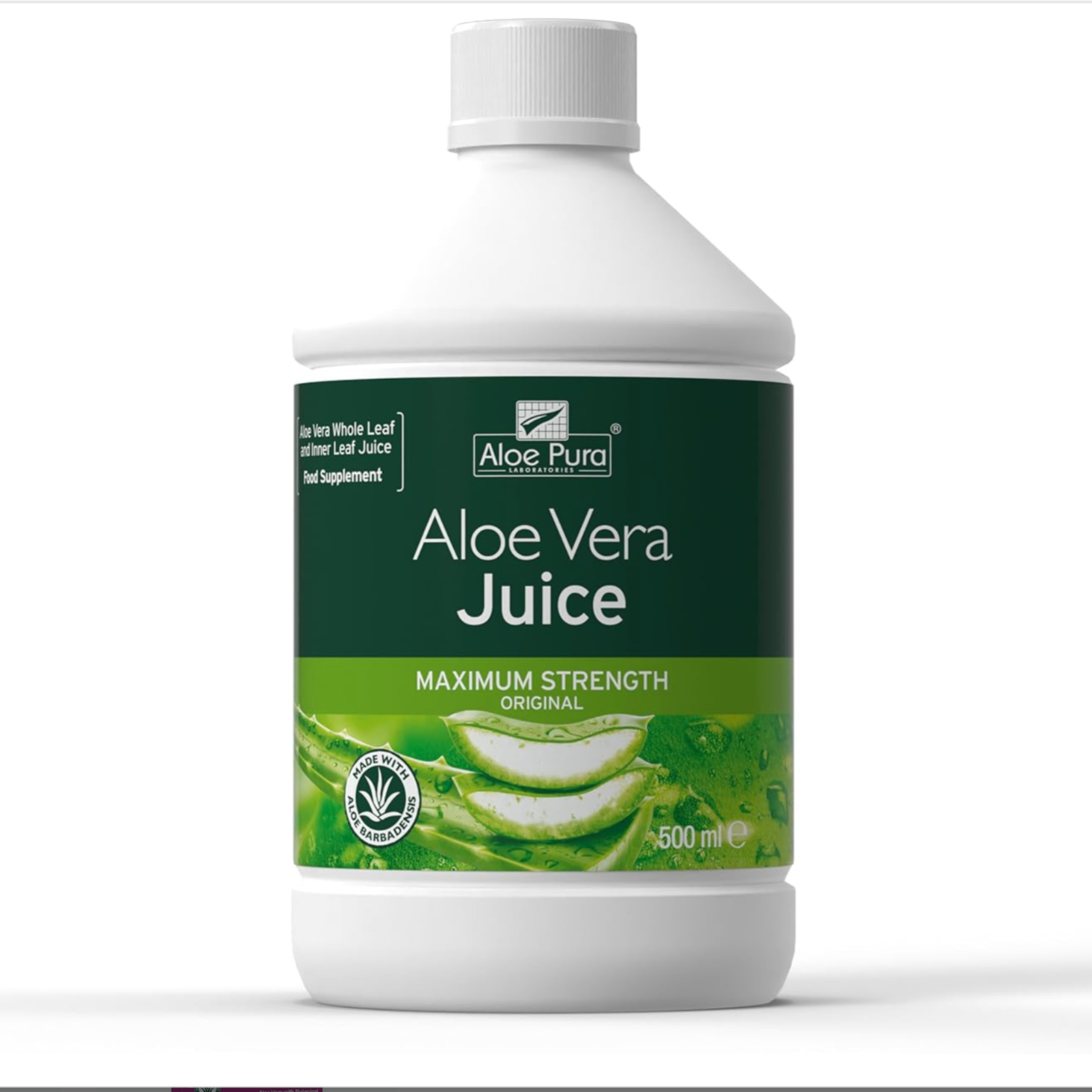 Aloe Pura Aloe Vera Maximum Strength Juice 500ml