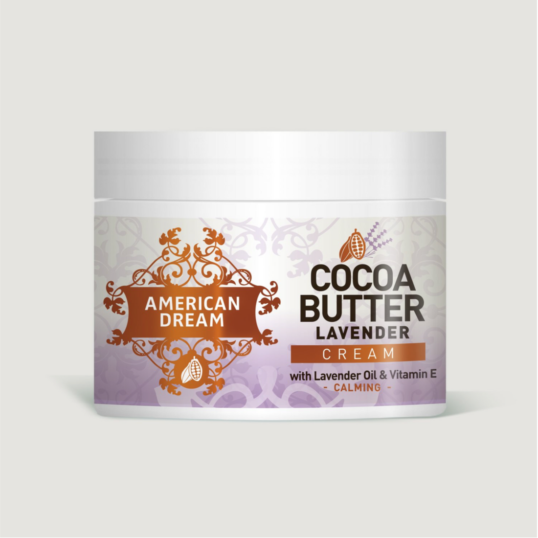 American Dream Cocoa Butter Lavender Cream with Lavender Oil &amp; Vitamin E 500ml