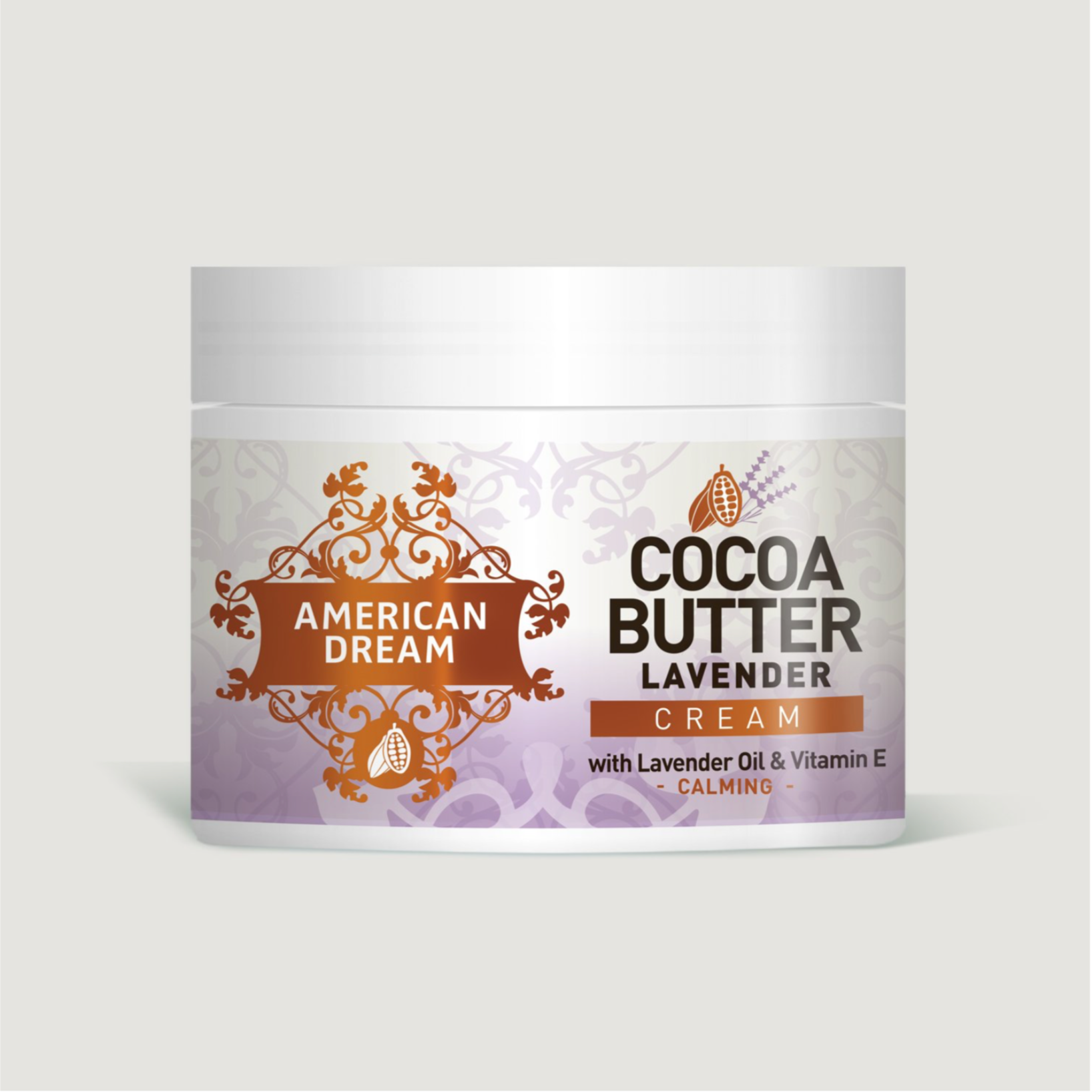 American Dream Cocoa Butter Lavender Cream with Lavender Oil &amp; Vitamin E 500ml