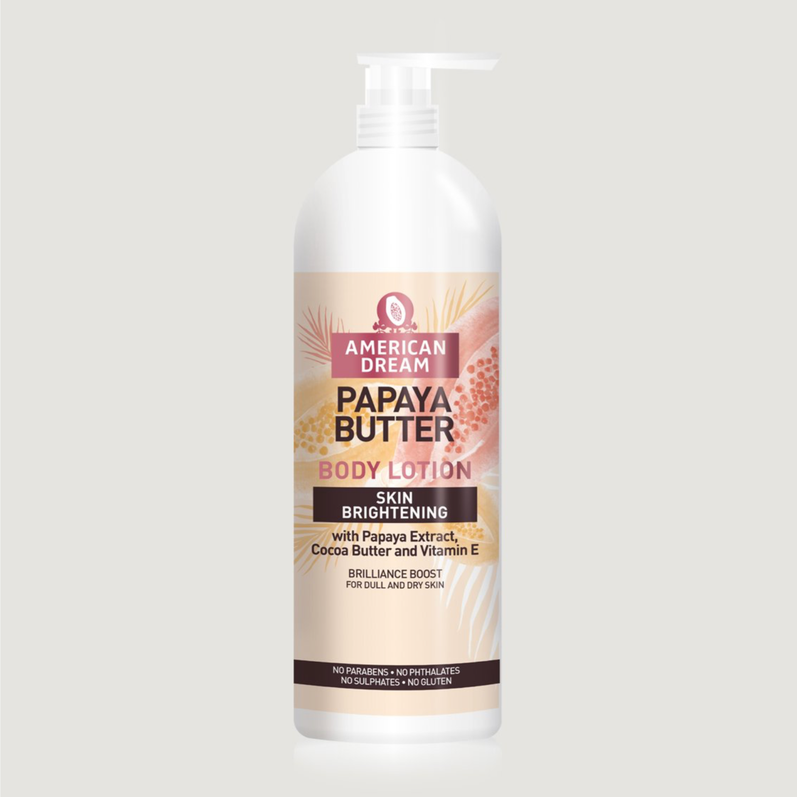 American Papaya Butter Body Lotion with Papaya Extract, Shea Butter &amp; Vitamin E 750ml