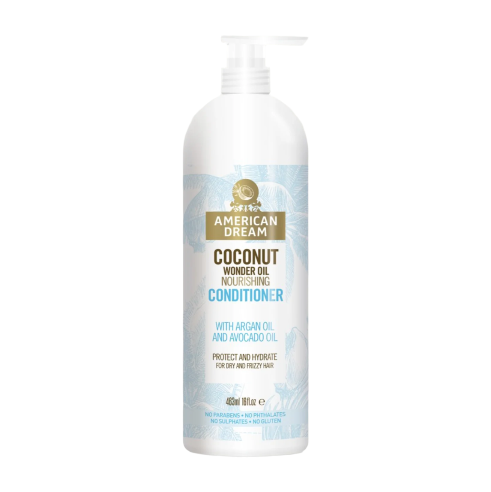 American Dream Coconut Wonder Oil Nourishing Conditioner with Organ Oil and Avocado Oil 16oz