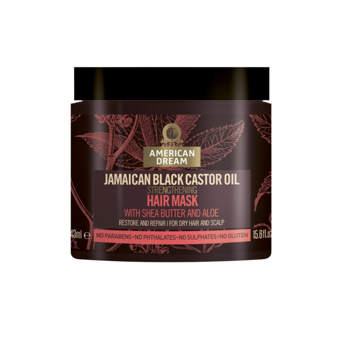 American Dream Jamaican Black Castor Oil Strengthening Hair Mask with Shea Butter &amp; Aloe 16oz