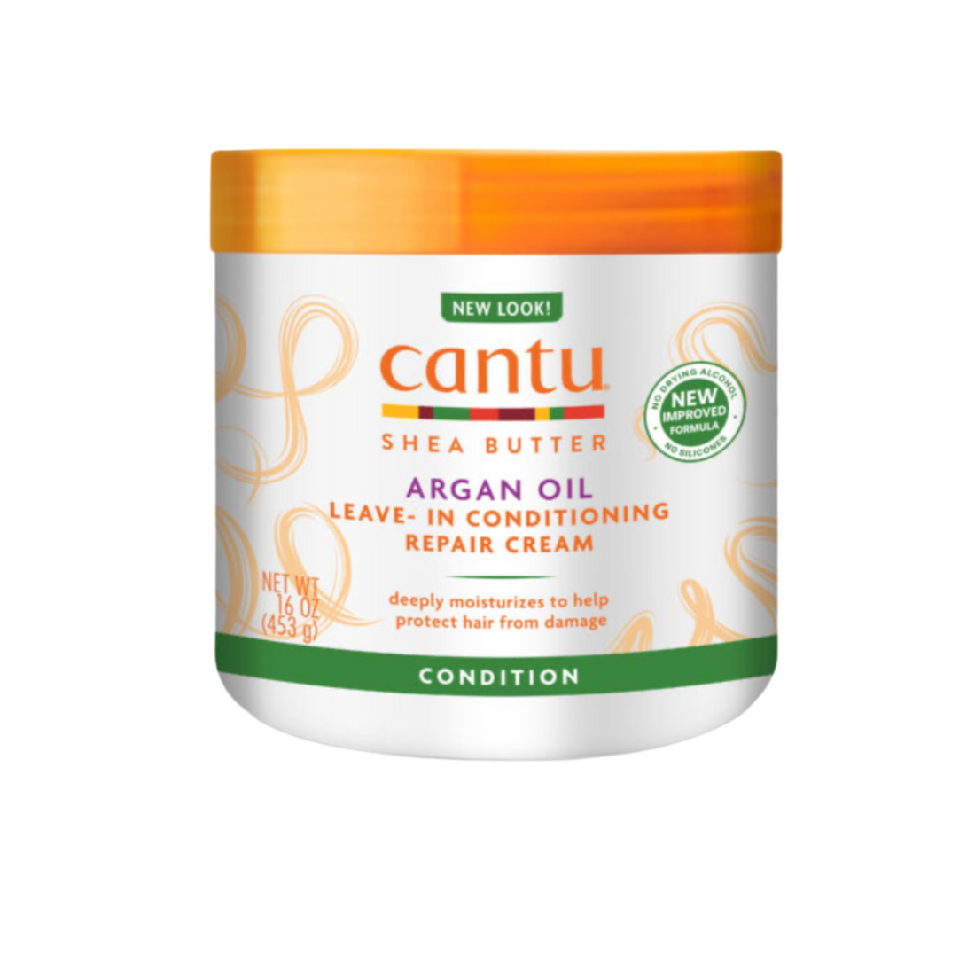 Cantu Shea Butter  Argan Oil Leave-In Conditioning Repair Cream 16oz