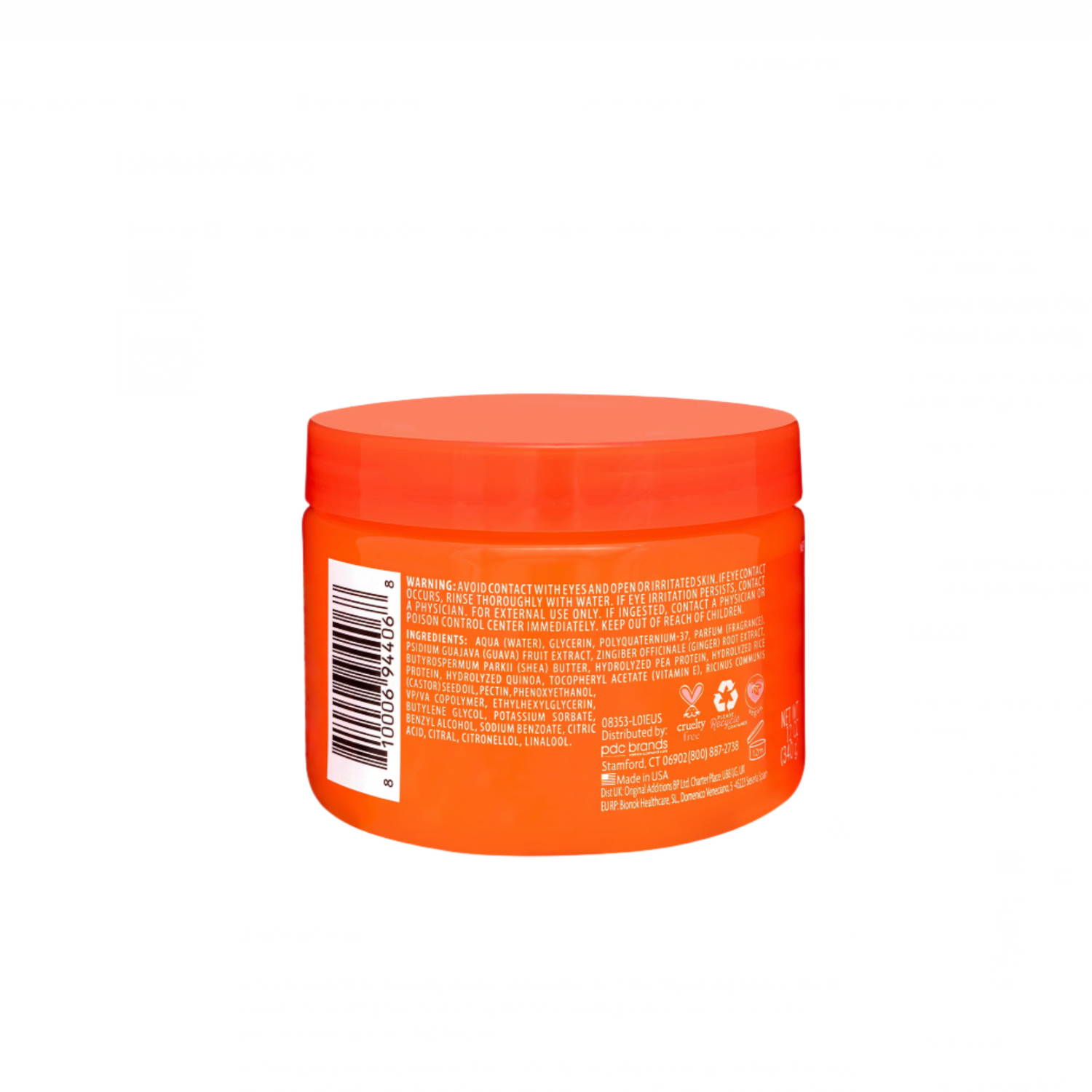 Cantu Guava Style &amp; Strengthen Cream Gel For Natural Curls, Coils &amp; Waves 12oz