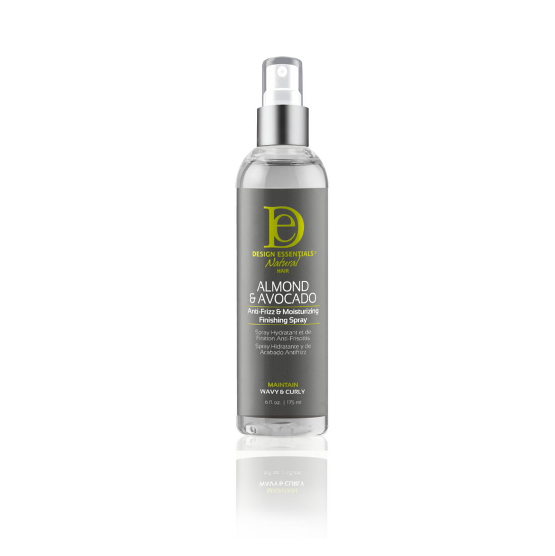 Design Essentials Natural Almond &amp; Avocado Anti-Frizz &amp; Moisturizing Finishing Spray  6oz