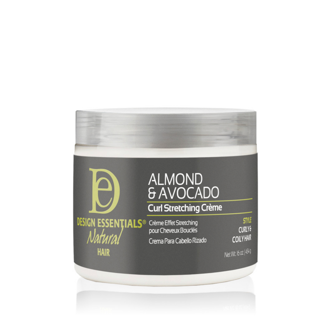 Design Essentials Natural Almond &amp; Avocado Curl Stretching Creme 16oz