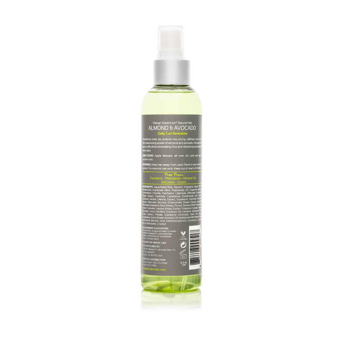 Design Essentials Natural Almond &amp; Avocado Daily Curl Revitalizer 8oz