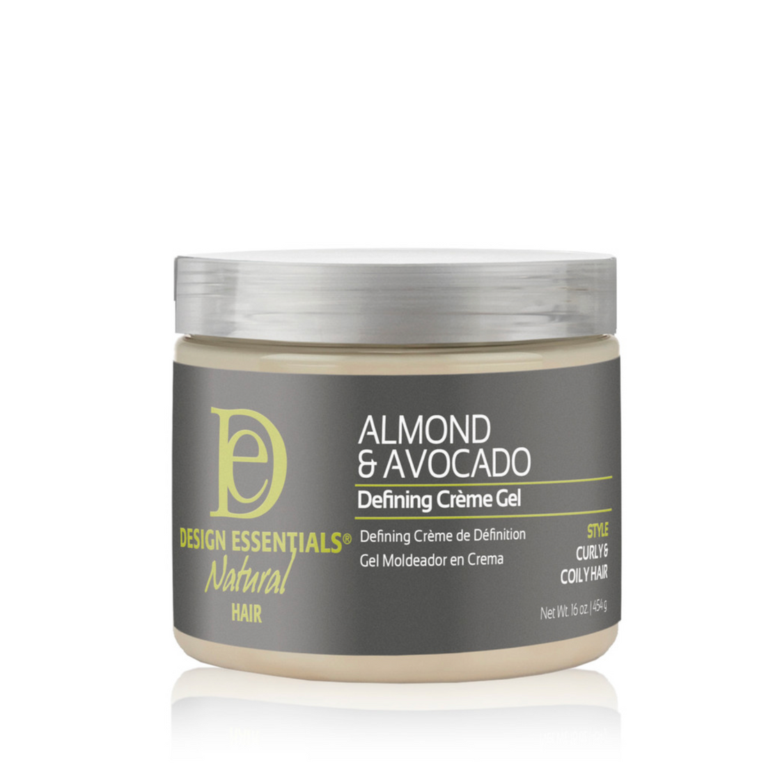 Design Essentials Natural Almond &amp; Avocado Defining Creme Gel 16oz