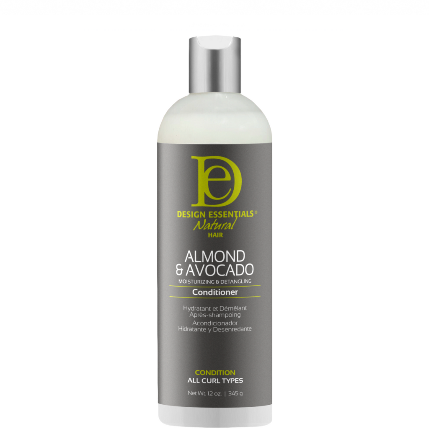 Design Essentials Natural Almond &amp; Avocado Moisturizing &amp; Detangling Conditioner 12oz