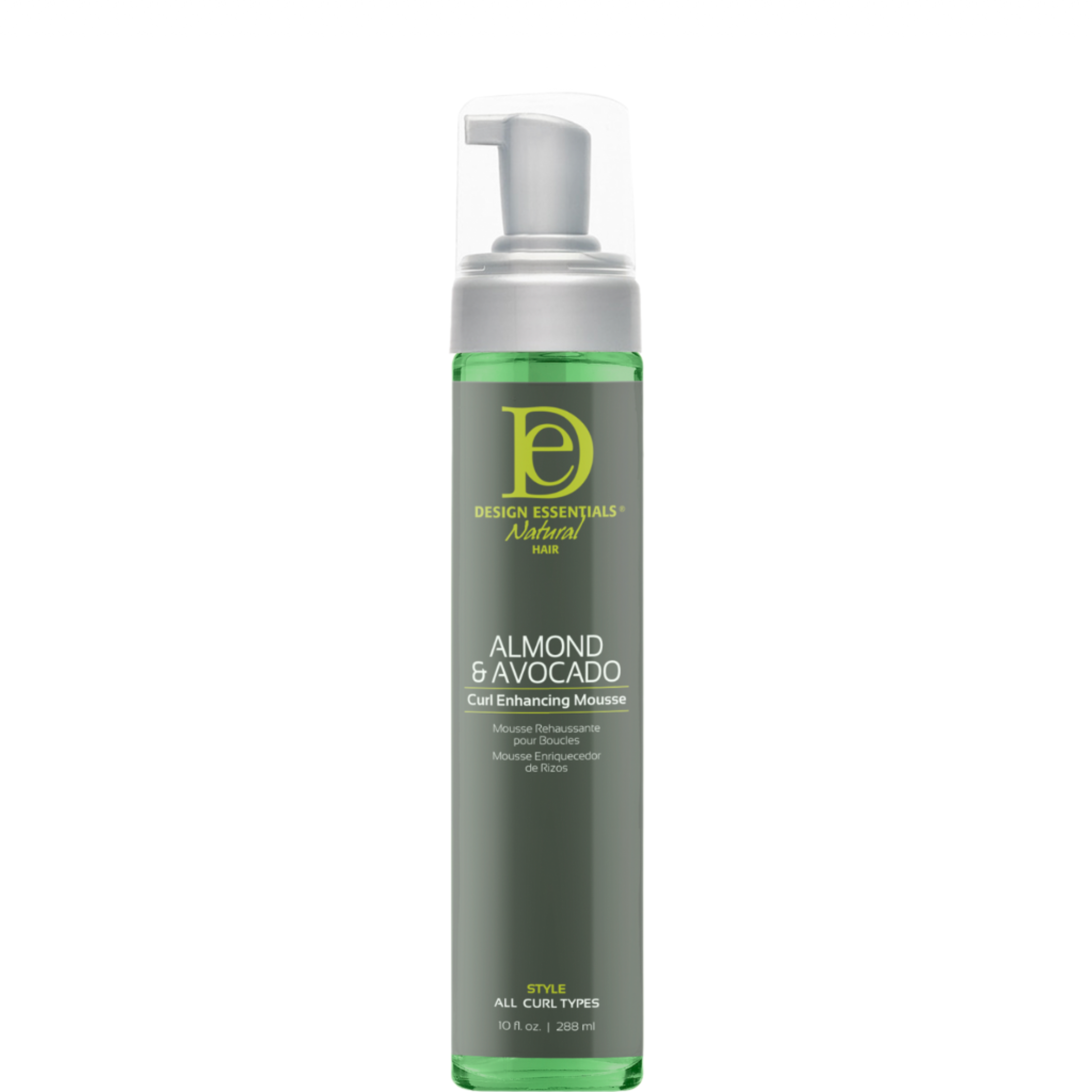 Design Essentials Natural Almond &amp; Avocado Natural Curl Enhancing Mousse 10oz