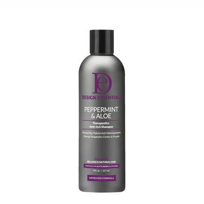 Design Essentials Classic Peppermint &amp; Aloe Therapeutics Anti-Itch Shampoo 8oz