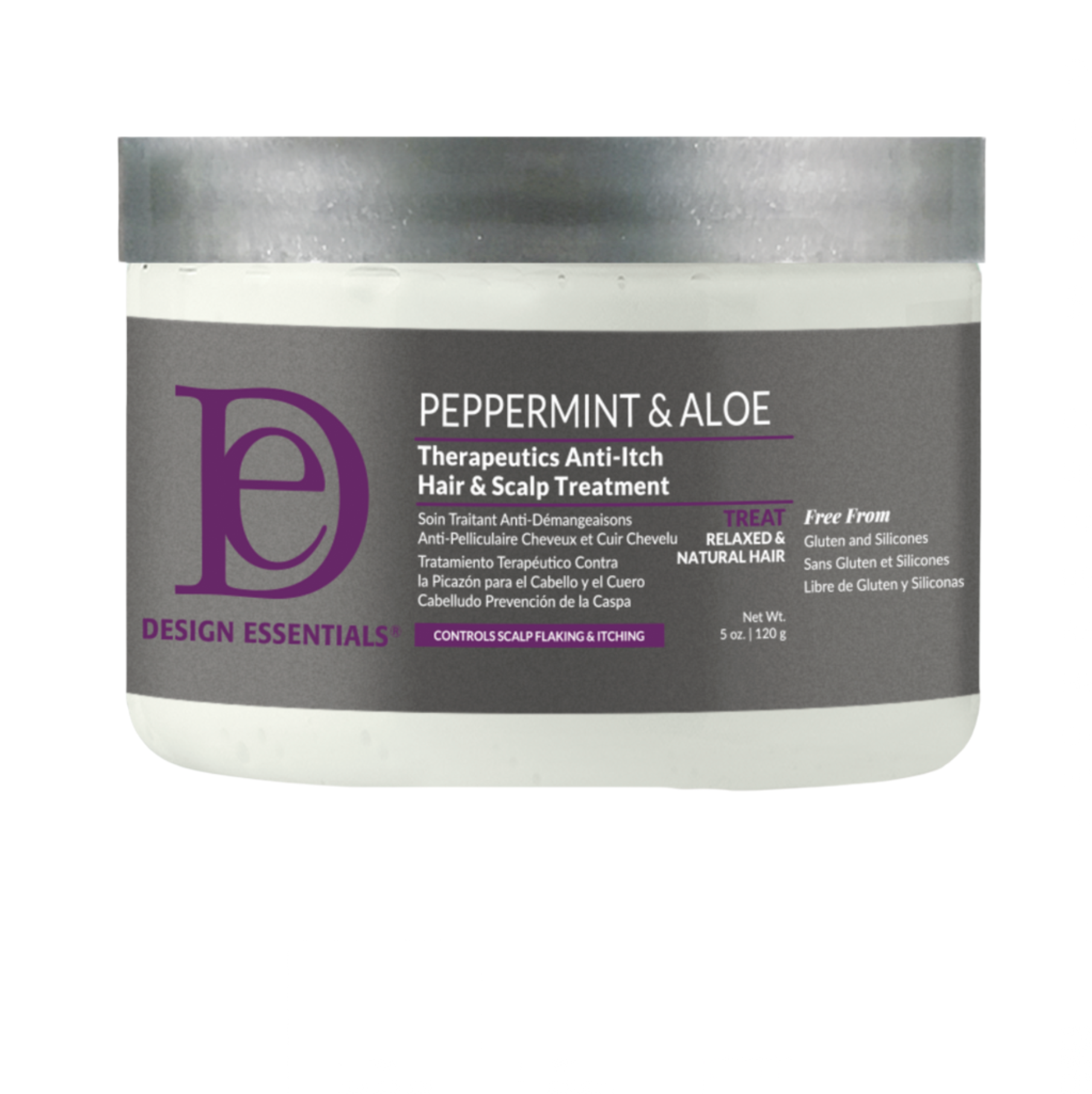 Design Essentials Classic Peppermint &amp; Aloe Therapeutics Anti-Itch Hair &amp; Scalp Treatment