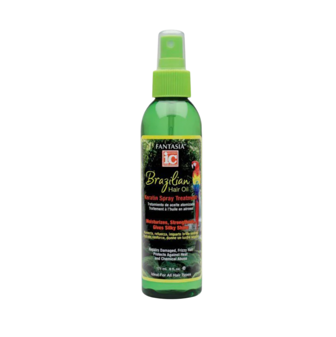 Fantasia IC Brazilian Hair Oil Keratin Spray Treatment 6 oz