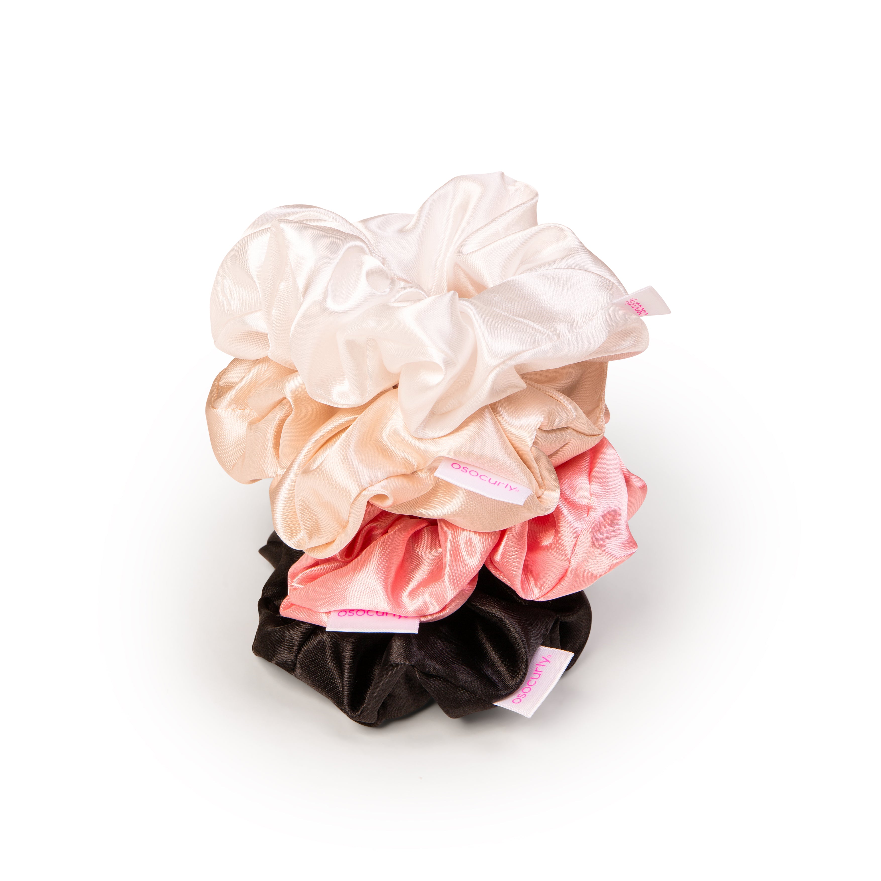 O So Curly XL Satin Sleep Scrunchie Set - 2 pcs