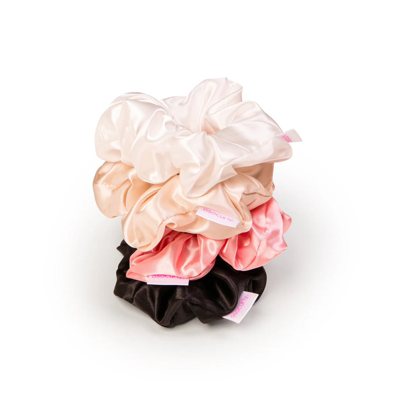 O So Curly Satin Scrunchie - 1 pc