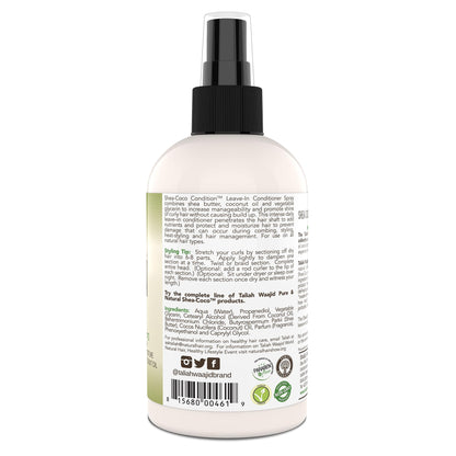 Taliah Waajid Pure &amp; Natural Shea-Coco Leave-In Conditioner 8oz