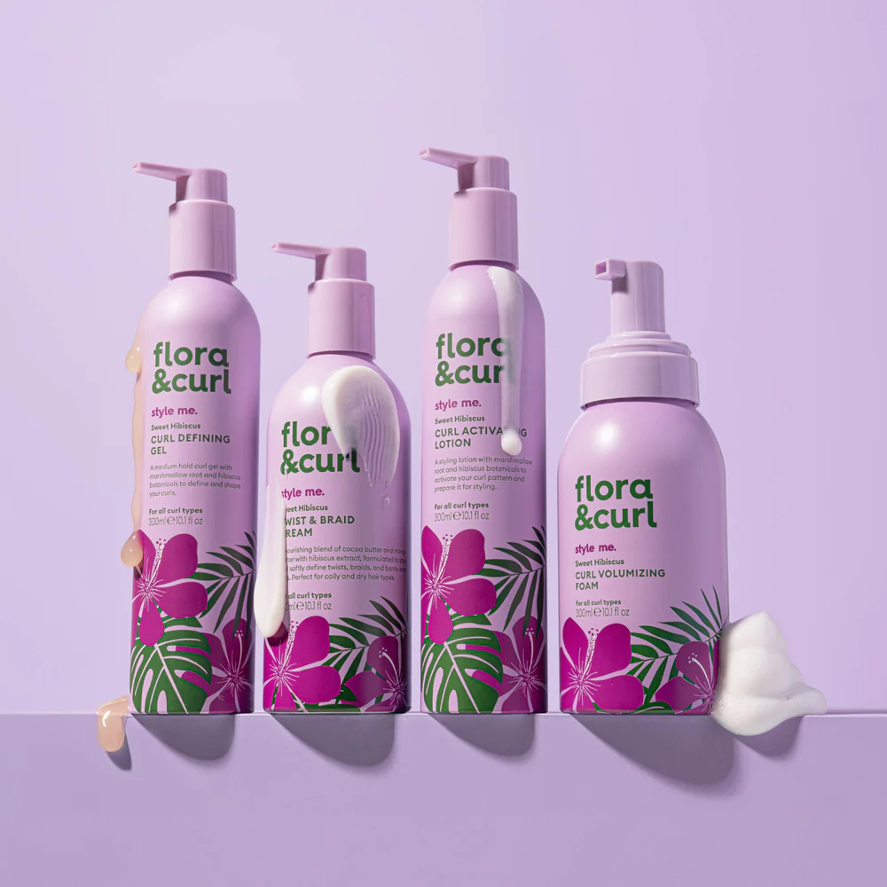 Flora &amp; Curl Sweet Hibiscus Curl Activating Lotion