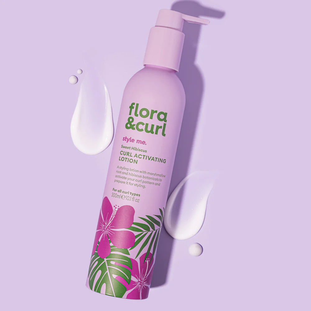 Flora &amp; Curl Sweet Hibiscus Curl Activating Lotion