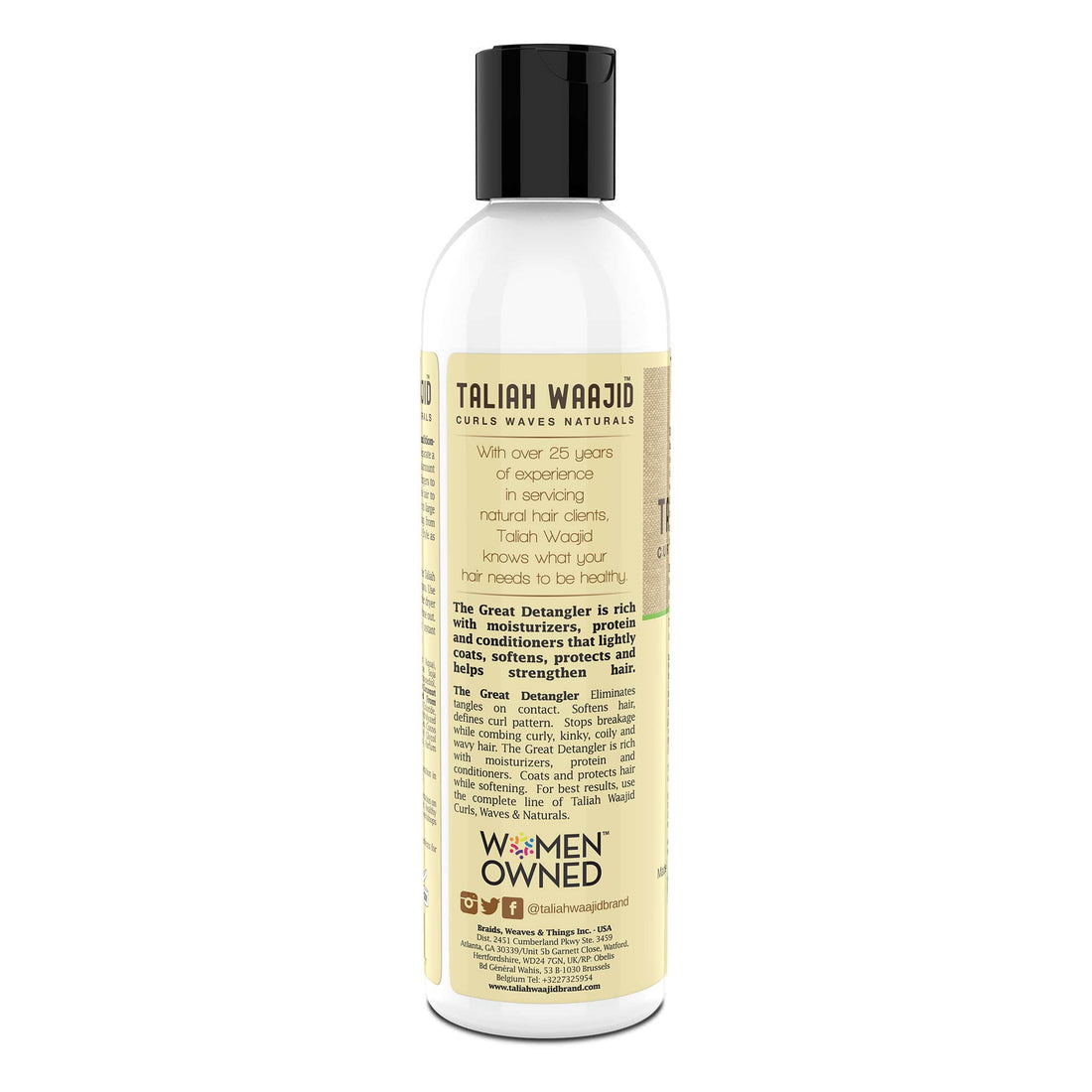 Taliah Waajid Curls, Waves &amp; Naturals The Great Detangler 8 oz