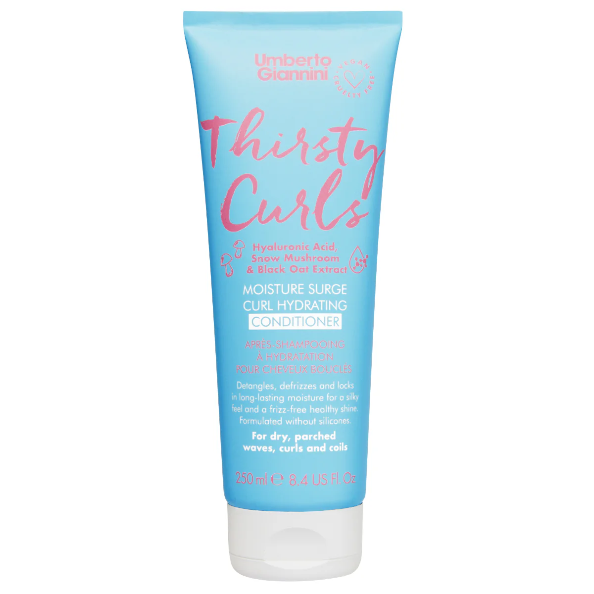 Umberto Giannini Thirsty Curls Moisture Surge Curl Hydrating Conditioner 250ml