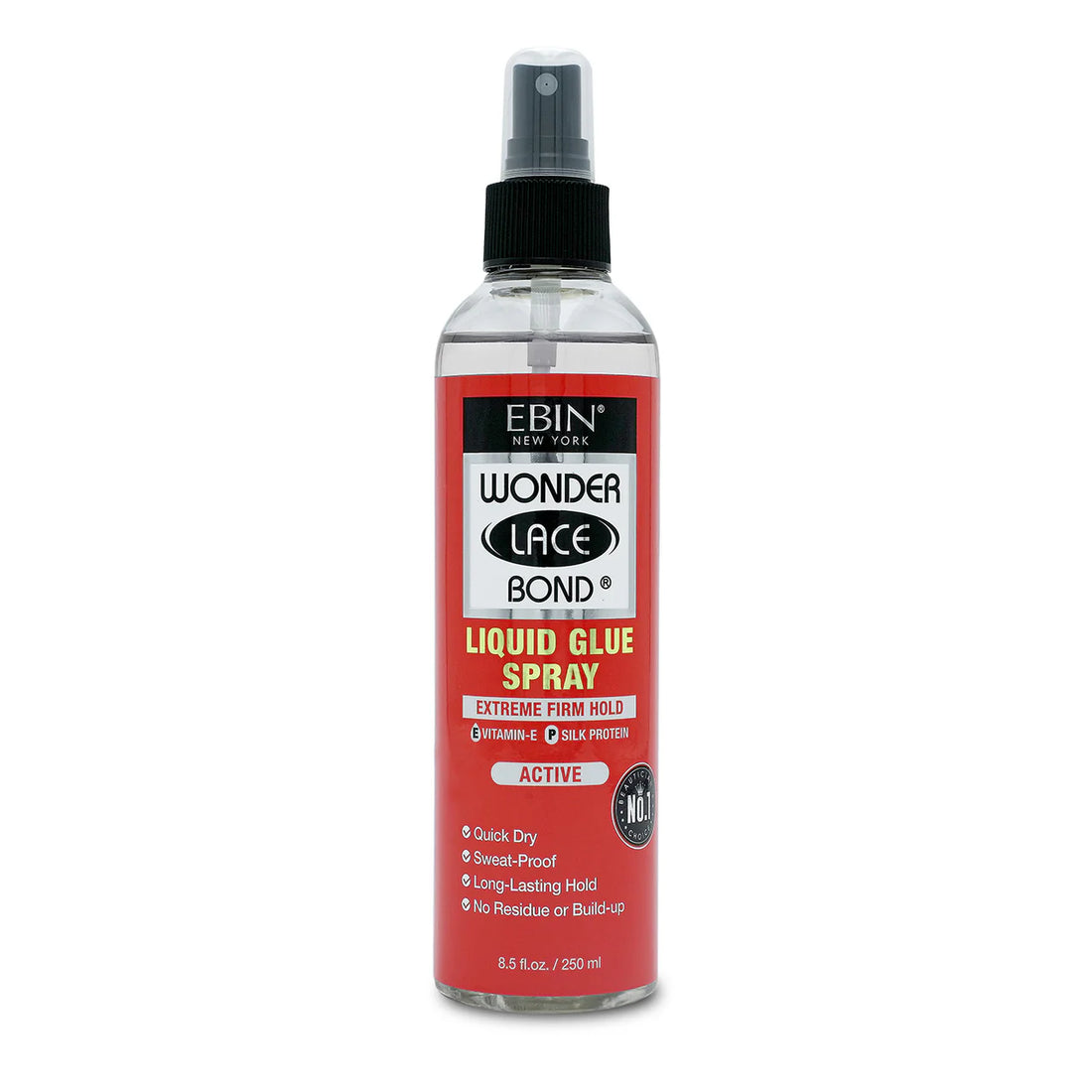 Ebin New York Wonder Lace Bond Liquid Glue Spray Extreme Firm Hold 8oz