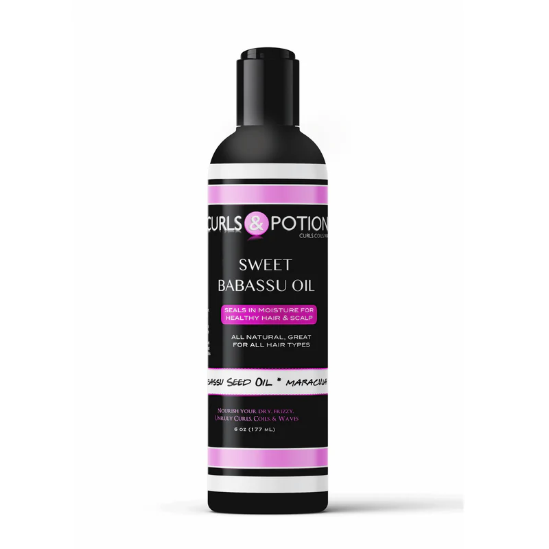 Curls &amp; Potions Sweet Babassu Sealing Oil 4oz