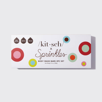 Kitsch Sprinkles Cupcakes x Kitsch 3 pc Body Wash Set