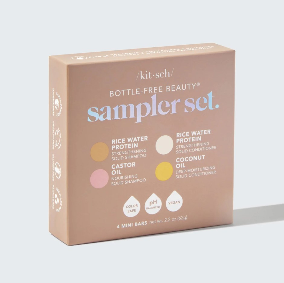 Kitsch Bottle-Free Beauty 4pc Sampler Set