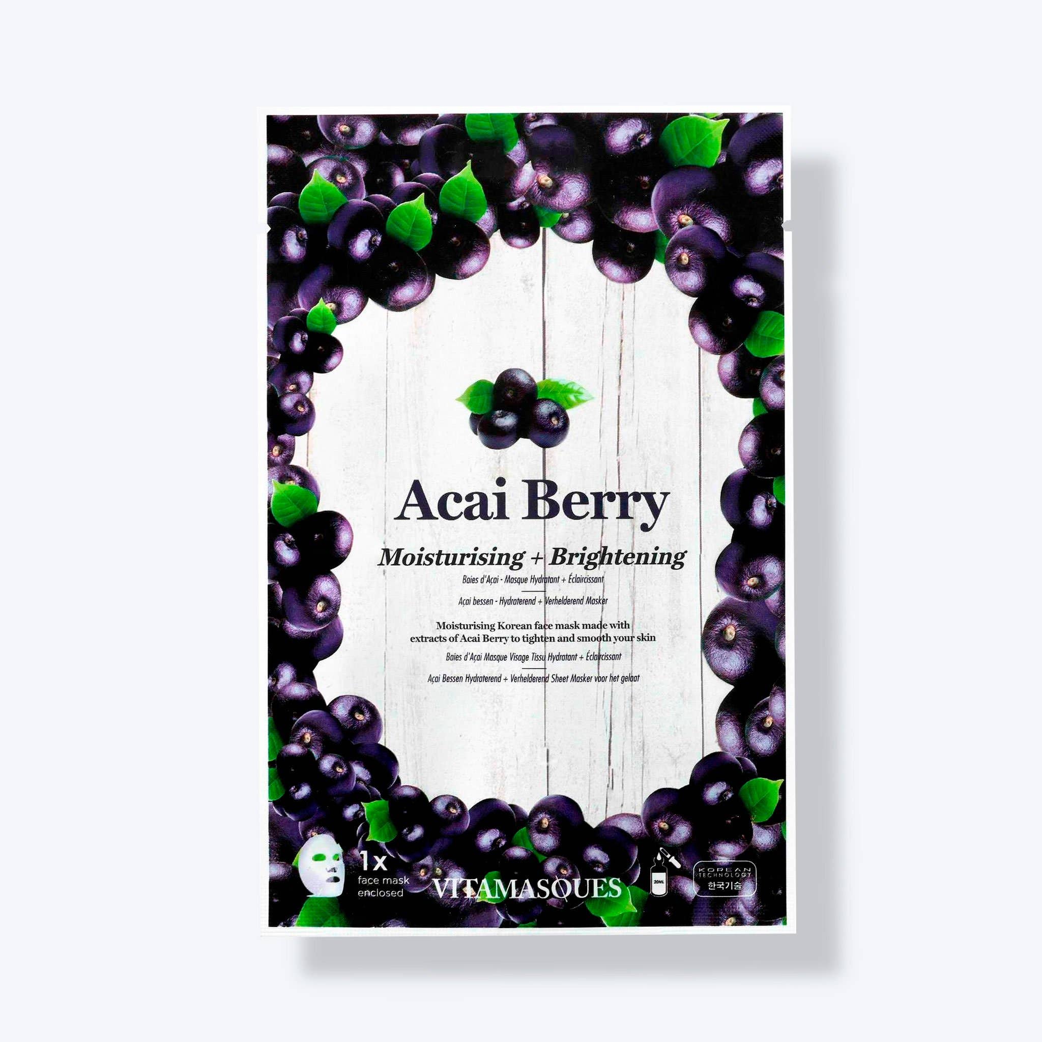 Vitamasques Acai Berry Face Sheet Mask