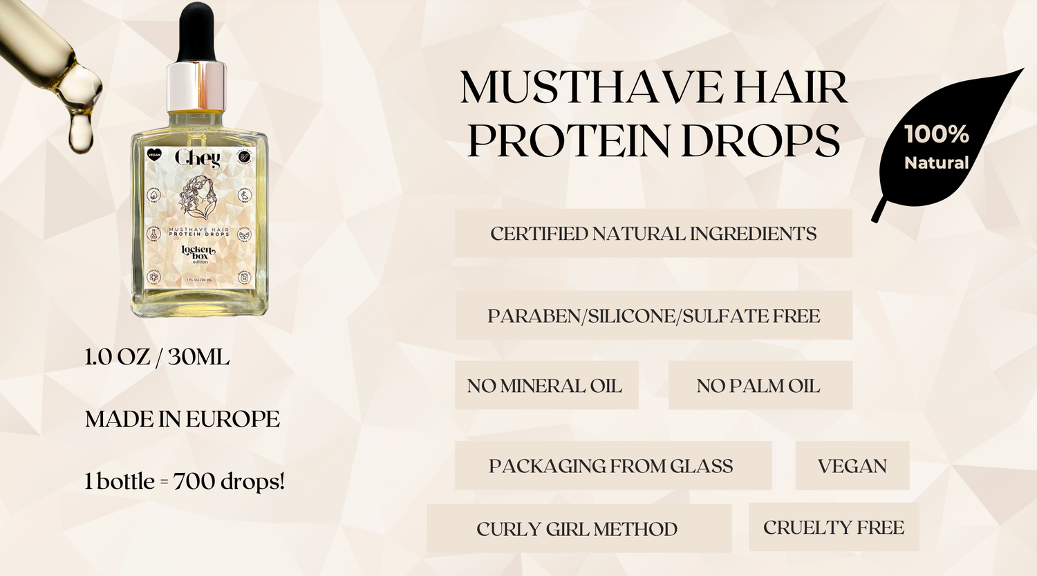 Chey Protein Drops 1oz