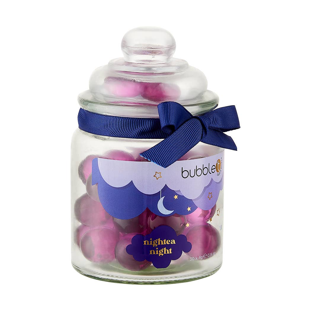 Bubble T Lavender Jar Of Bath Pearls Gift Set (30 x 4g)