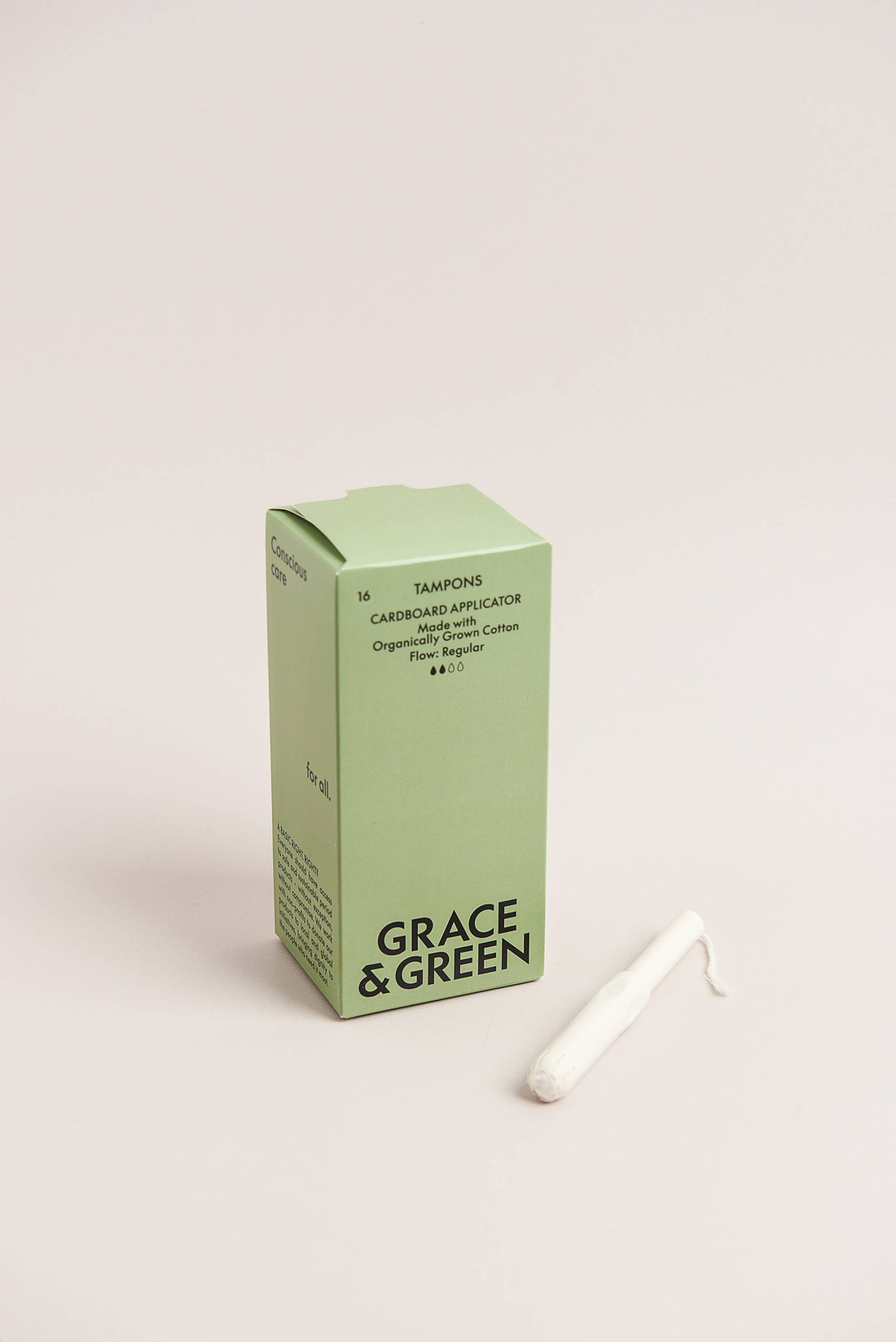 Grace &amp; Green Applicator Tampons - Regular