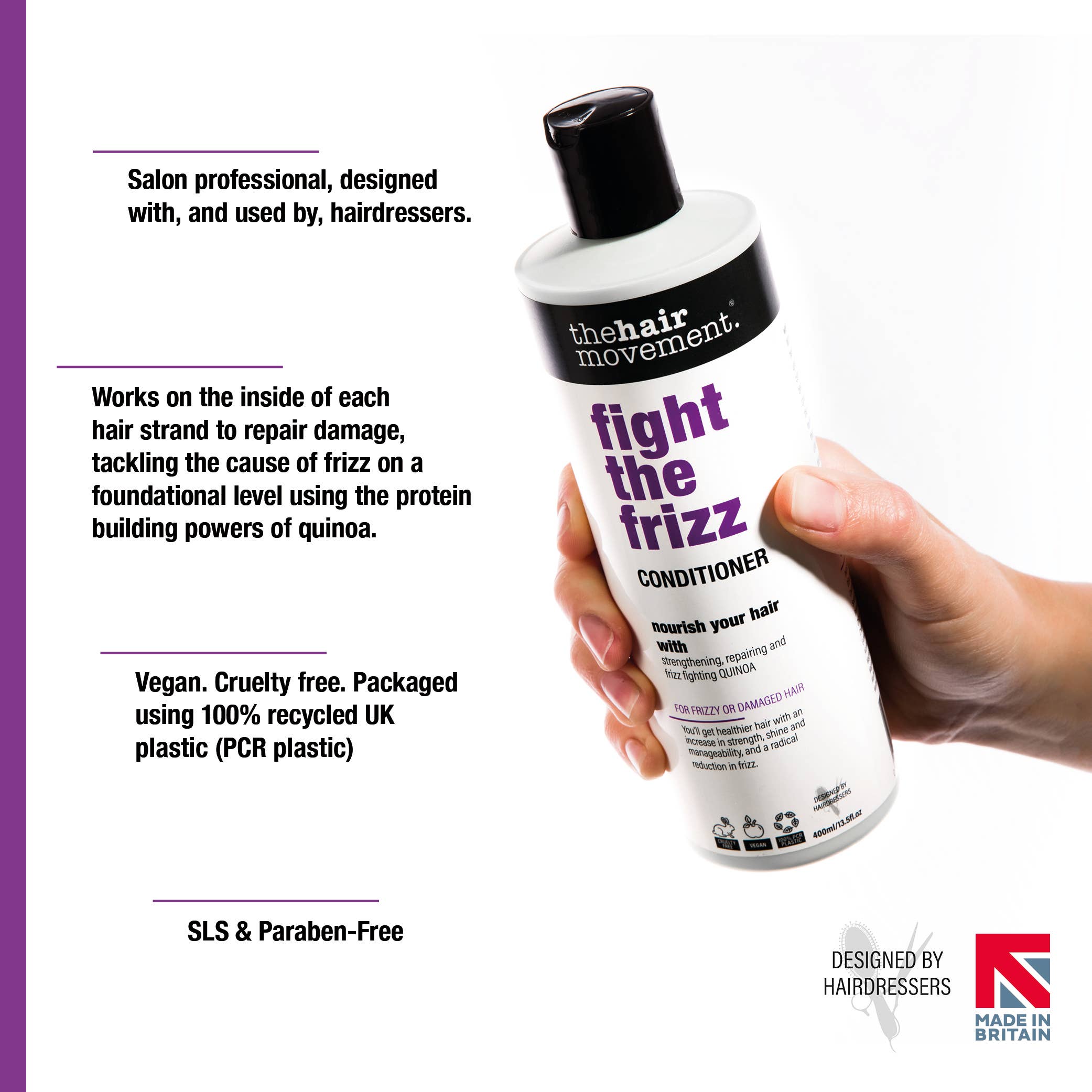 The Hair Movement Fight the Frizz Conditioner 400ml